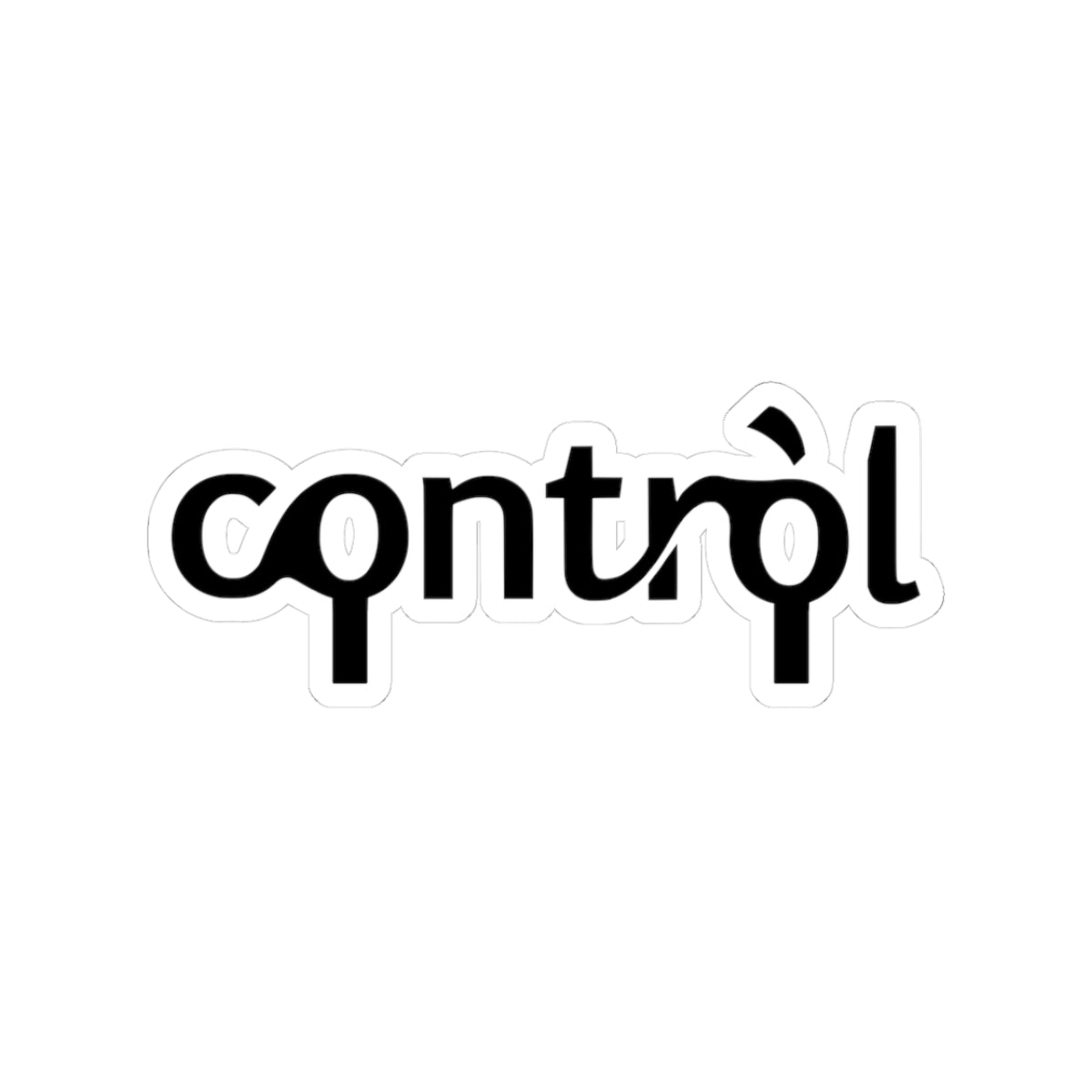 Contról Logo Sticker